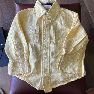T.F. Lawrence Yellow Button-Up Shirt 2T